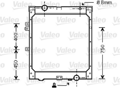 Radiators, Motora dzesēšanas sistēma VALEO 733427