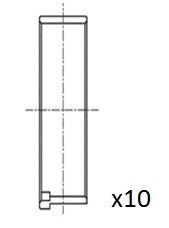 Шатунный подшипник FAI AutoParts BB2075-STD
