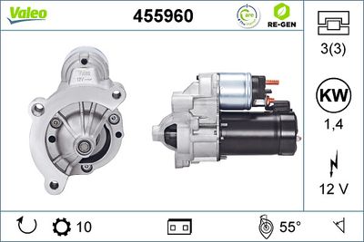 Starteris VALEO 455960