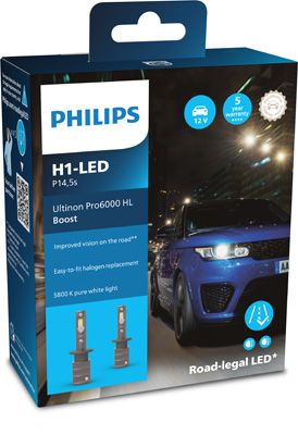 Kvēlspuldze, Tālās gaismas lukturis PHILIPS 11258U60BX2
