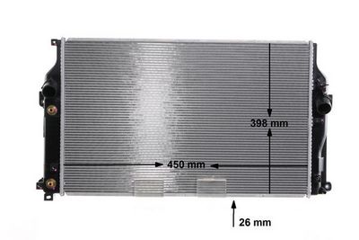 Radiators, Motora dzesēšanas sistēma MAHLE CR 2273 000S