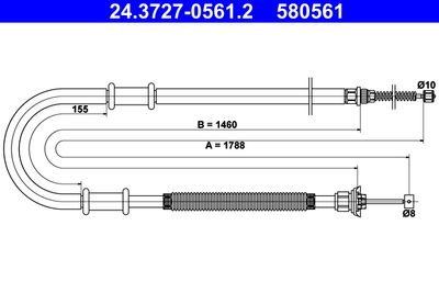 Trose, Stāvbremžu sistēma ATE 24.3727-0561.2