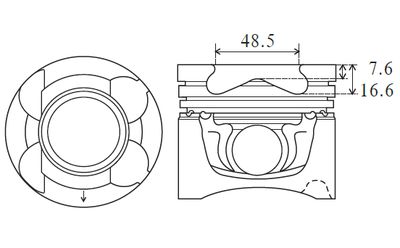 Virzulis FAI AutoParts PK27-050