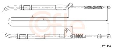 Trose, Stāvbremžu sistēma COFLE 92.17.1416