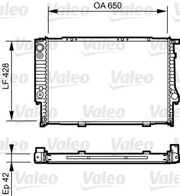 Radiators, Motora dzesēšanas sistēma VALEO 734421