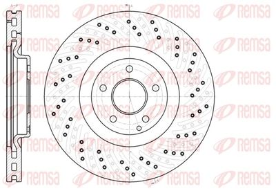 Тормозной диск REMSA 61124.10