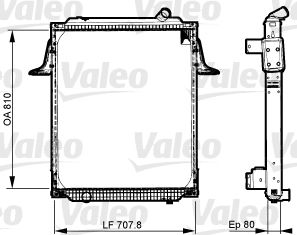 Radiators, Motora dzesēšanas sistēma VALEO 733535
