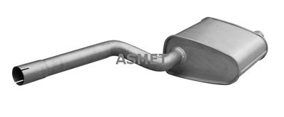 Глушитель выхлопных газов конечный ASMET 21.038
