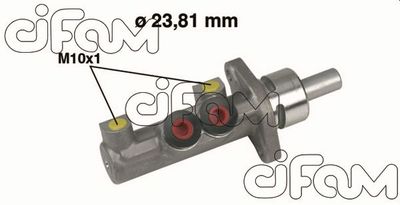 Galvenais bremžu cilindrs CIFAM 202-412