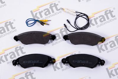 Bremžu uzliku kompl., Disku bremzes KRAFT AUTOMOTIVE 6006128