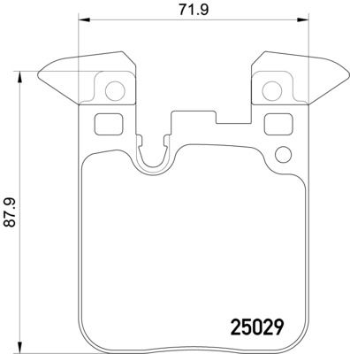 Bremžu uzliku kompl., Disku bremzes HELLA PAGID 8DB 355 021-611