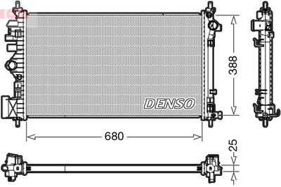 Radiators, Motora dzesēšanas sistēma DENSO DRM20107