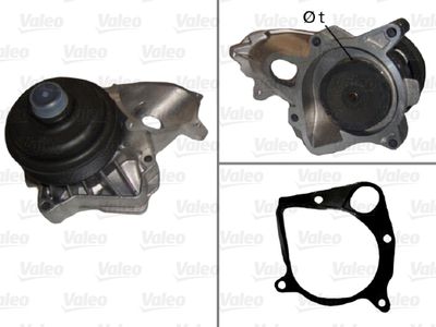 Ūdens sūknis, dzinēja dzesēšana VALEO 506664