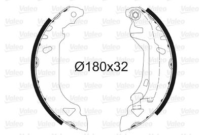 Комплект тормозных колодок VALEO 562061