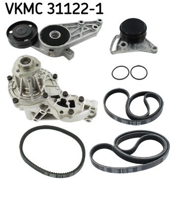 Ūdenssūknis + ķīļrievu siksnas komplekts SKF VKMC 31122-1