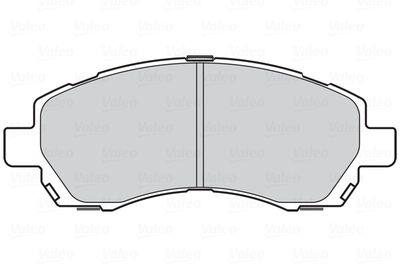 Bremžu uzliku kompl., Disku bremzes VALEO 302082