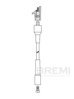 Augstsprieguma vads BREMI 770/67
