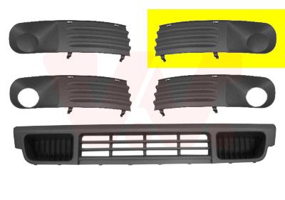 Ventilatora reste, Bampers VAN WEZEL 5896591
