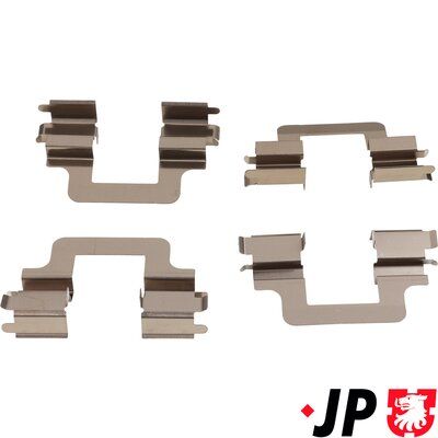 Комплектующие, колодки дискового тормоза JP GROUP 1164005910