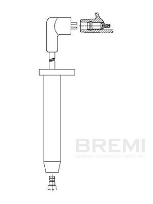 Augstsprieguma vads BREMI 876/53