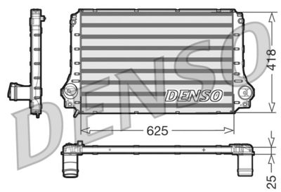 Интеркулер DENSO DIT50003