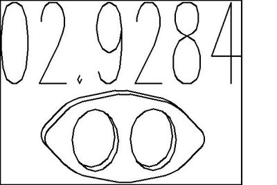 Blīve, Izplūdes caurule MTS 02.9284