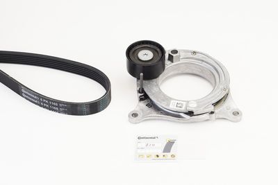 Ķīļrievu siksnu komplekts CONTINENTAL CTAM 6PK1165K1