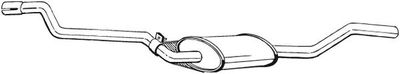 Vidējais izpl. gāzu trokšņa slāpētājs BOSAL 285-067