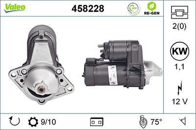 Starteris VALEO 458228