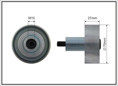 Parazīt-/Vadrullītis, Ķīļrievu siksna CAFFARO 500479