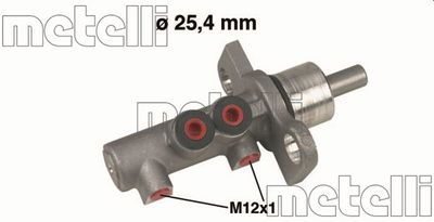 Главный тормозной цилиндр METELLI 05-0369