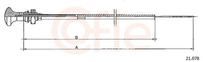 Тяга стартера COFLE 92.21.078