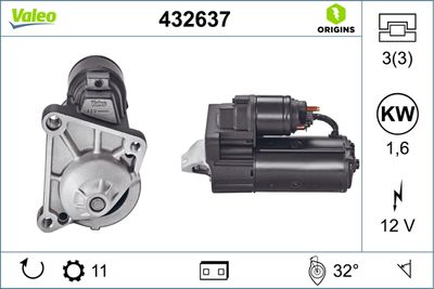 Стартер VALEO 432637