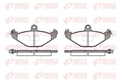 Комплект тормозных колодок, дисковый тормоз REMSA 0345.10