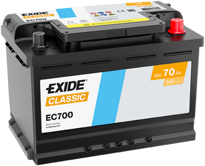 Стартерная аккумуляторная батарея EXIDE EC700
