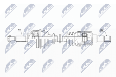 Приводной вал NTY NPW-JG-002