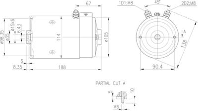 Elektromotors MAHLE MM 242