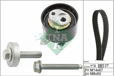 Комплект ремня ГРМ Schaeffler INA 530 0607 10