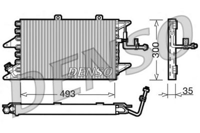 Конденсатор, кондиционер DENSO DCN09096