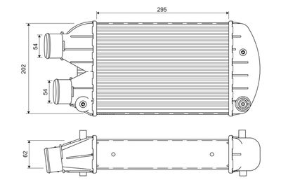 Интеркулер VALEO 817881