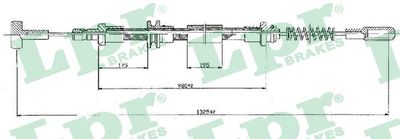 Тросик, cтояночный тормоз LPR C0160B