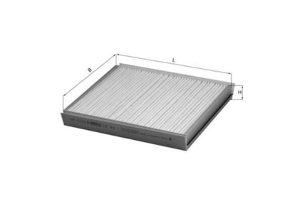 Фильтр, воздух во внутренном пространстве KNECHT LA 84