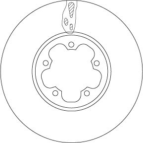 Bremžu diski TRW DF6781S