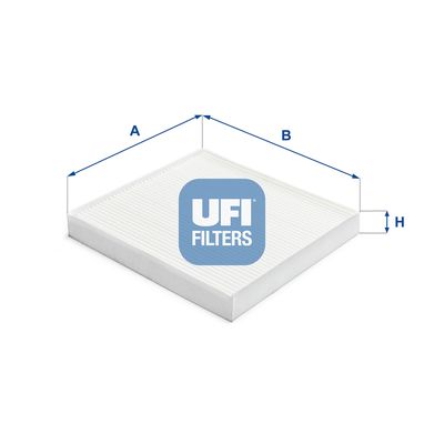 Фильтр, воздух во внутренном пространстве UFI 53.387.00
