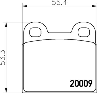 Bremžu uzliku kompl., Disku bremzes HELLA PAGID 8DB 355 006-991