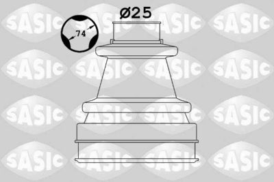 Комплект пыльника, приводной вал SASIC 1906121