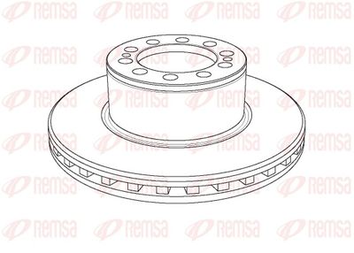 Тормозной диск REMSA NCA1157.20