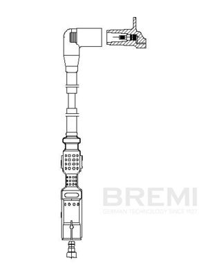 Augstsprieguma vads BREMI 1A28F59