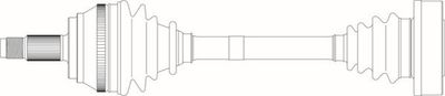 Приводной вал GENERAL RICAMBI AR3035