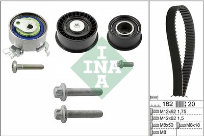 Комплект ремня ГРМ Schaeffler INA 530 0443 10